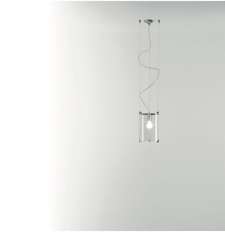 Hanglamp Cpl S1 Nikkel/ Glas Transparant