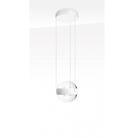 Hanglamp Sferico Transparant/wit Dimbaar Met Leddimmer