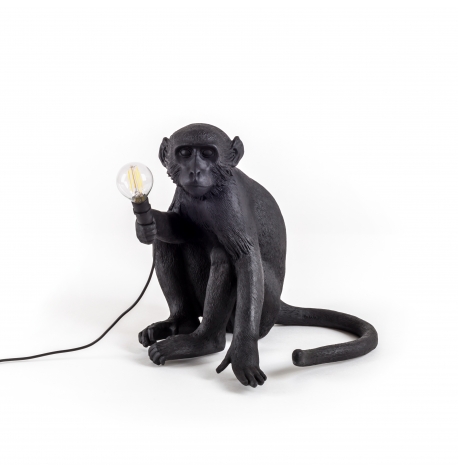 Tafellamp Monkey Zittend